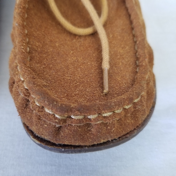 Bamboo palazzo lace up moccasin flats size 7.5 - Picture 3 of 12